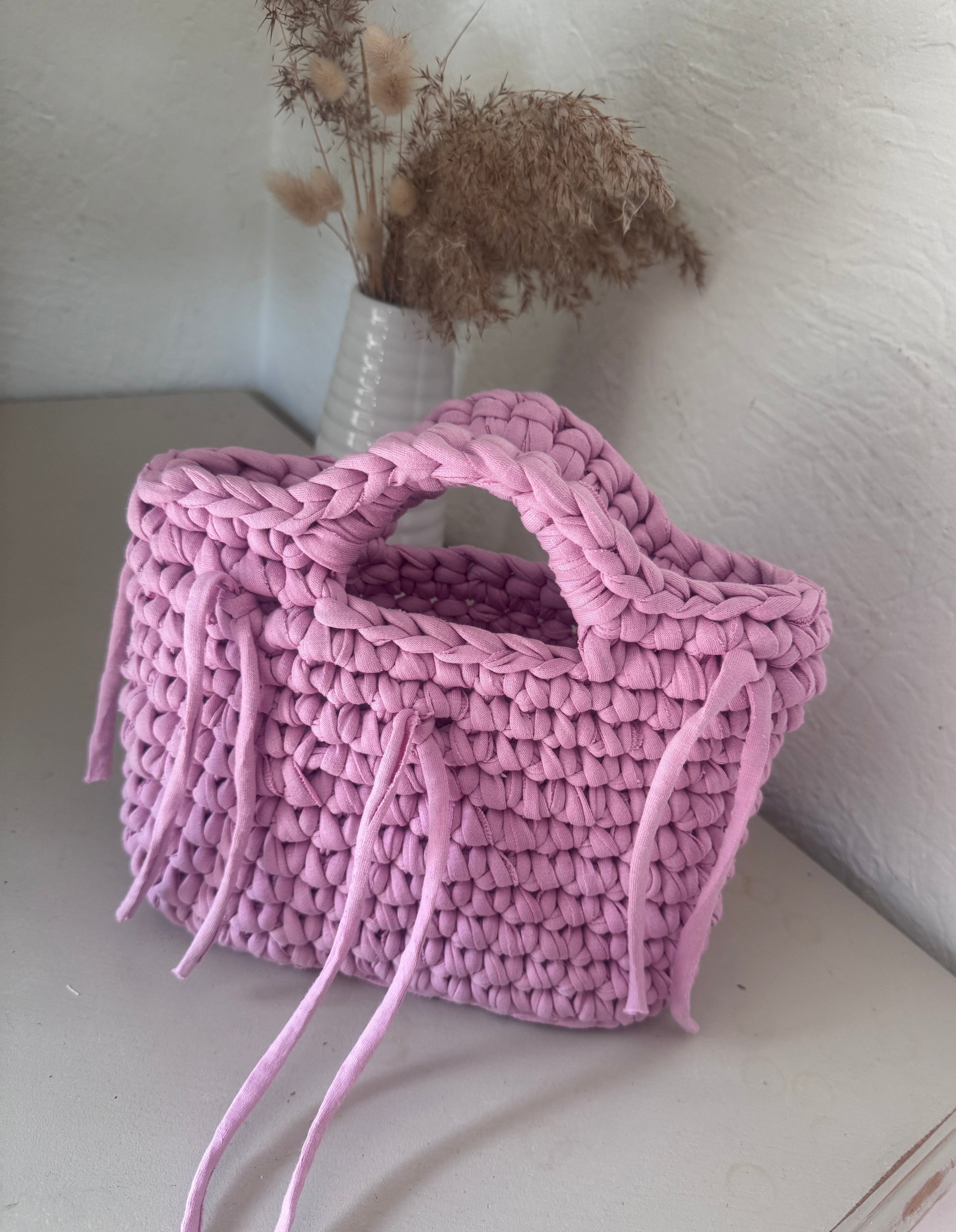 Sac au crochet CALIPSO ROSE