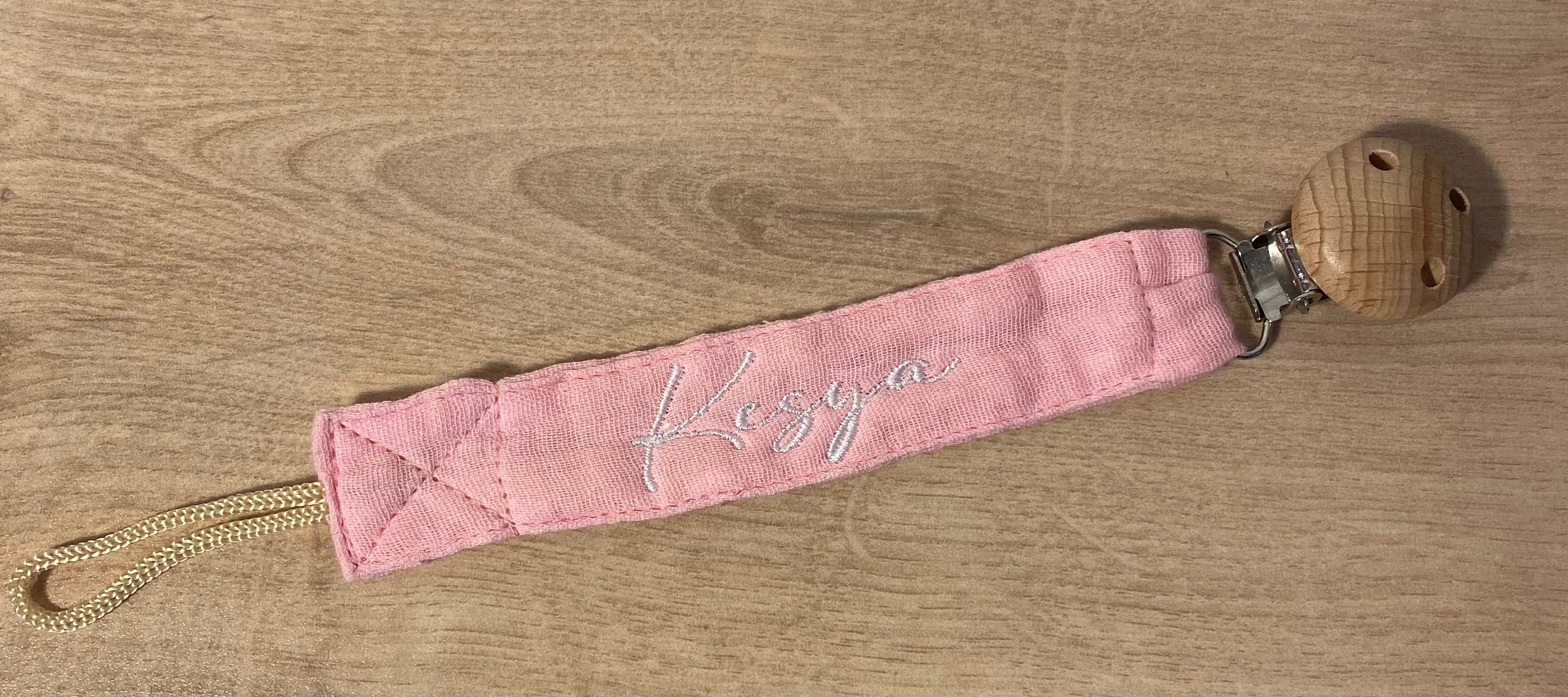 Attache tétine gaze de coton