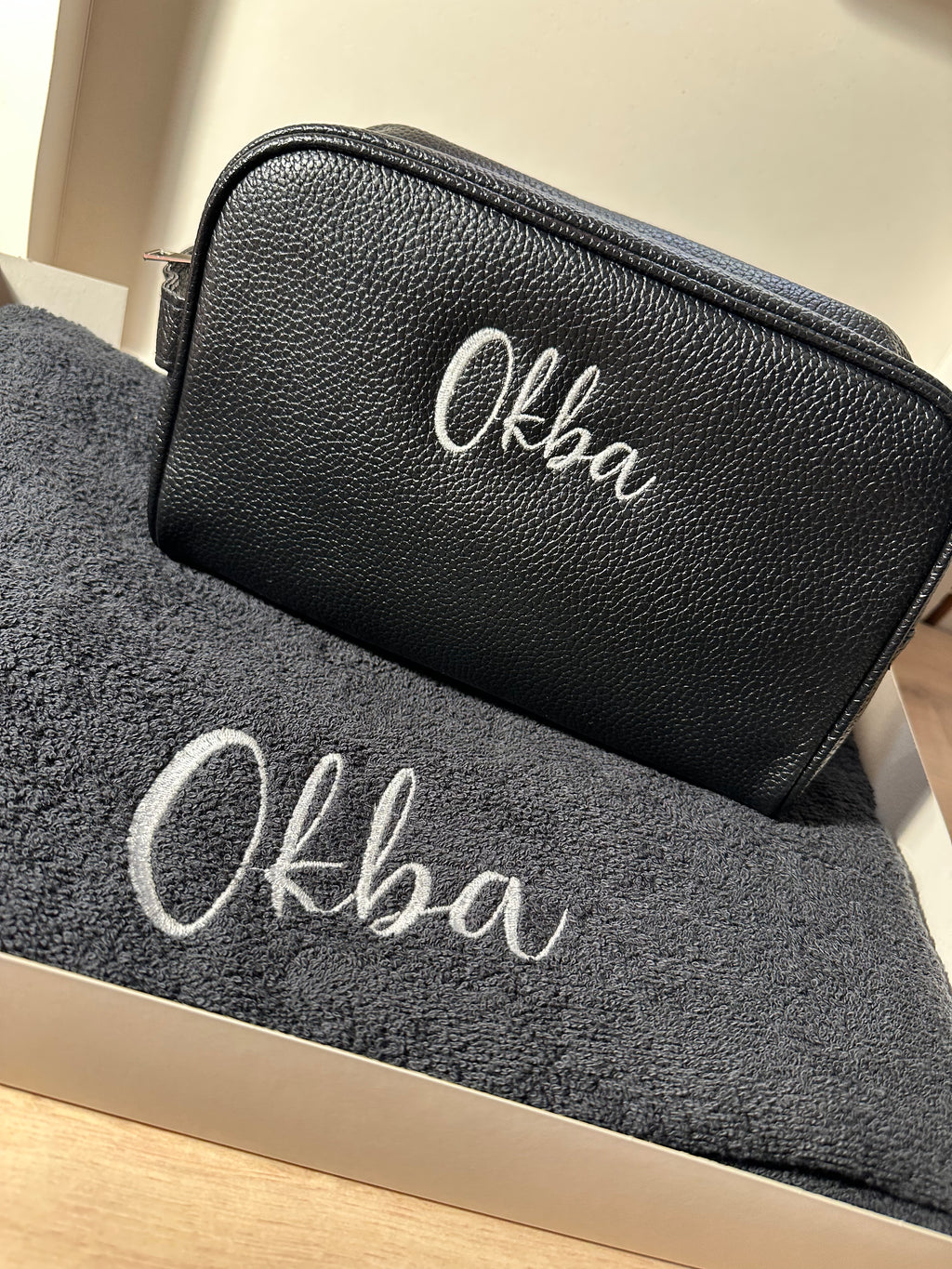 Coffret de toilette Homme noir