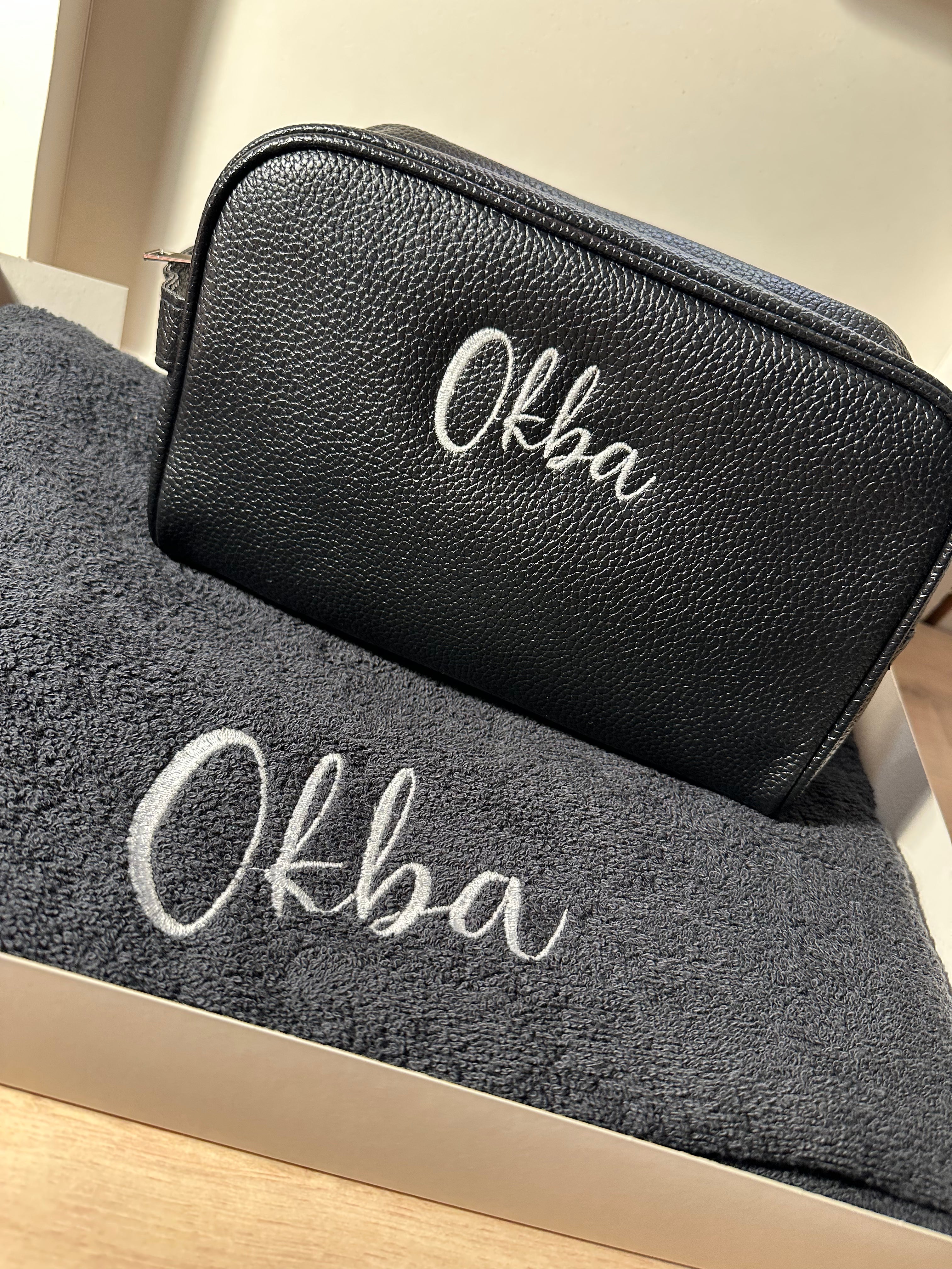 Coffret de toilette Homme noir