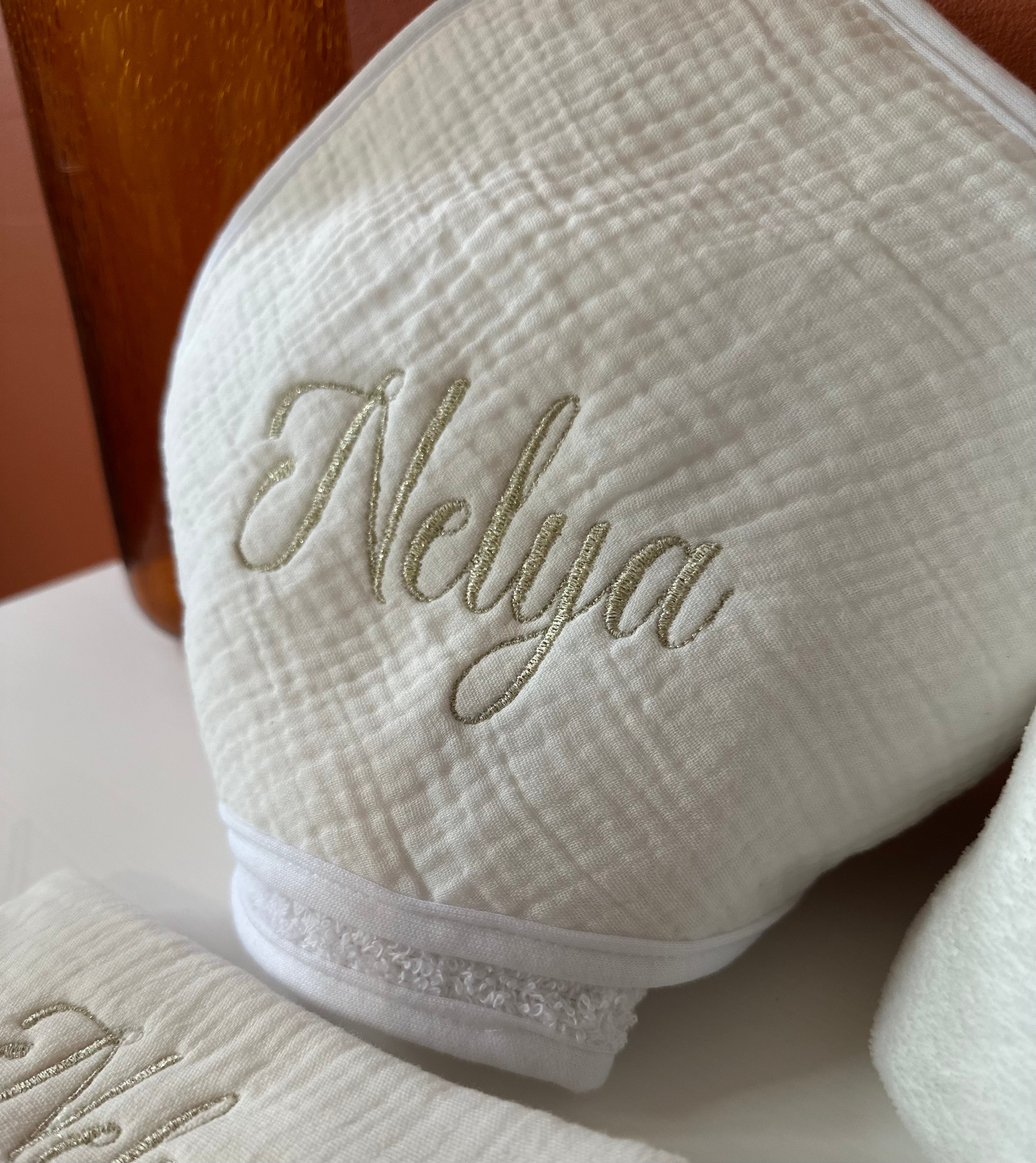 Cape de bain (doublée gaze de coton)