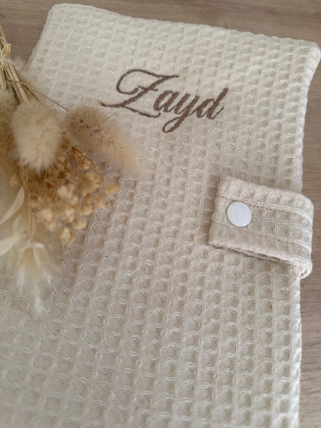 Protège carnet de santé fait main