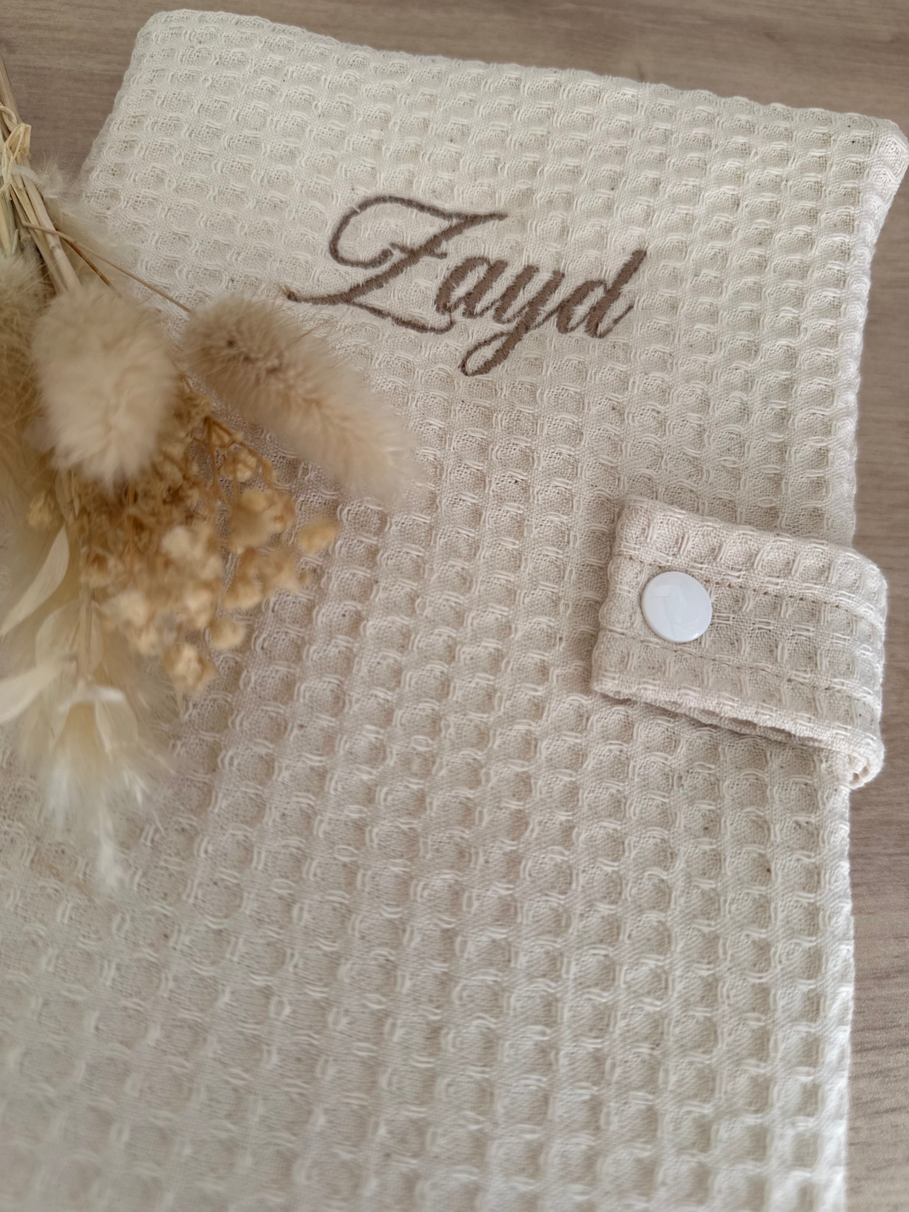 Protège carnet de santé fait main