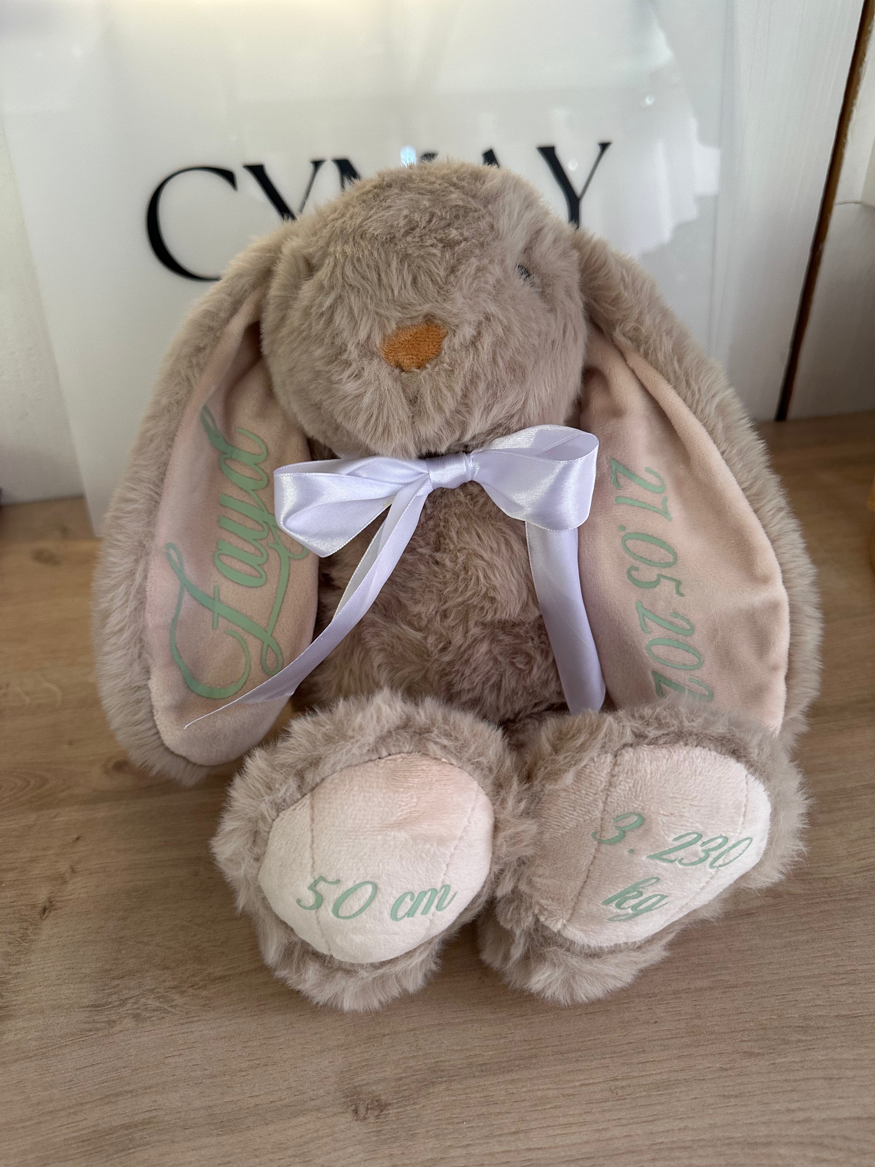 Peluche lapin Personnalisé