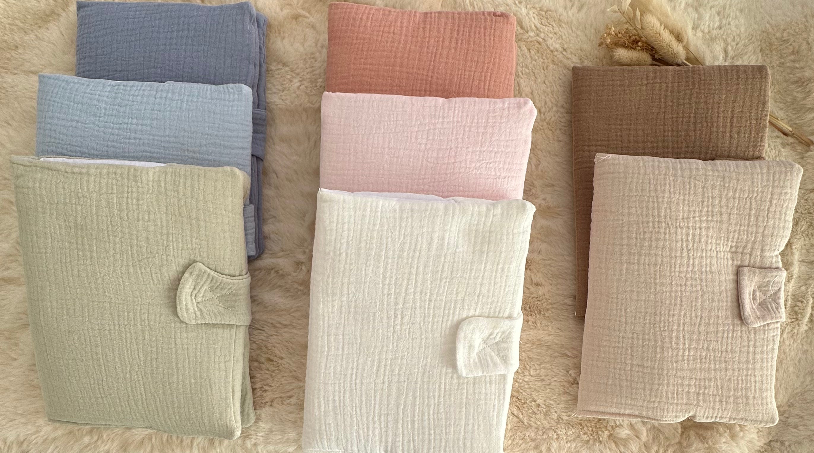 Protège carnet de santé gaze de coton