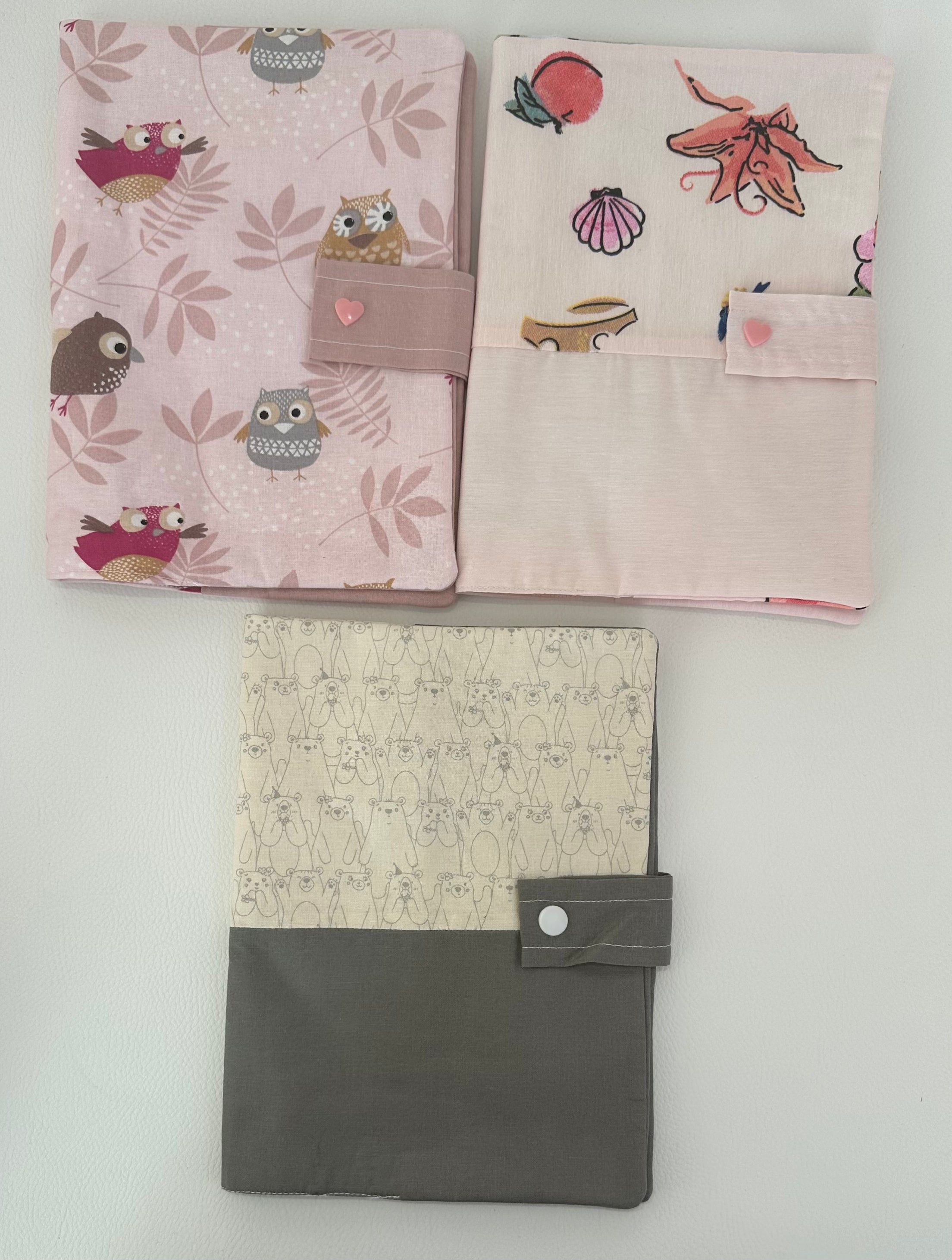 Protège carnet de santé fait main