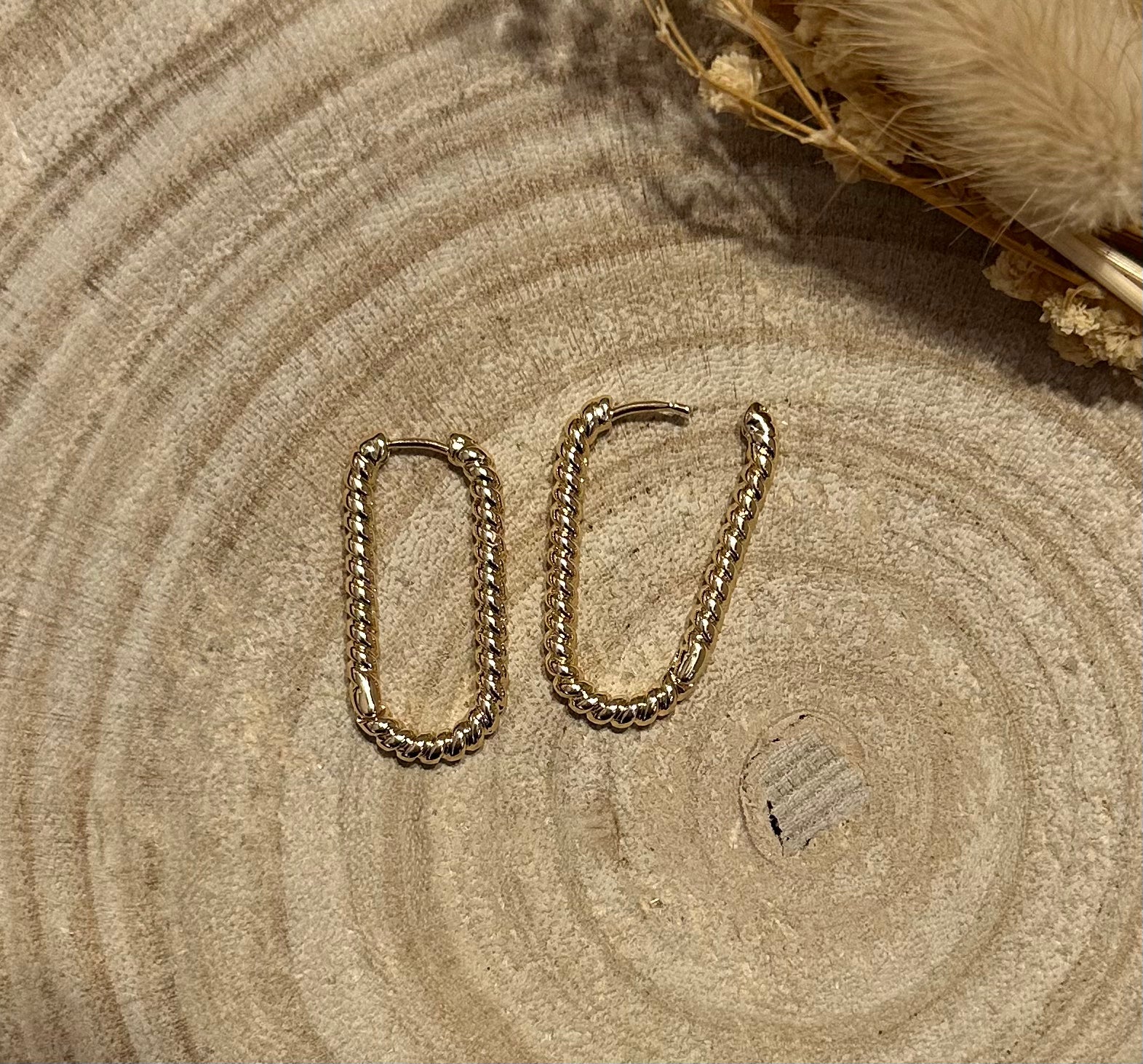 Créole ovale à clip