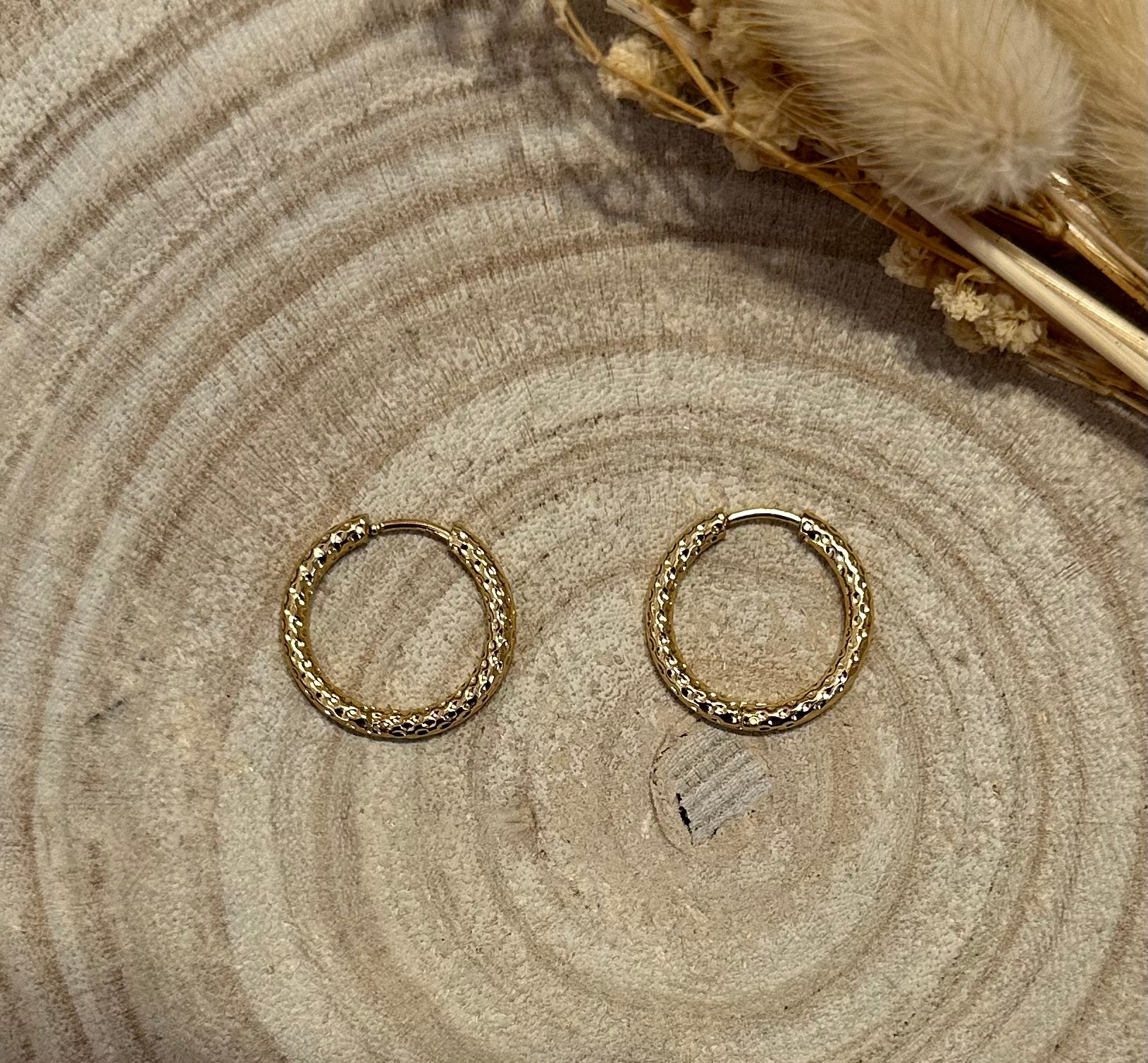 Créole martelé à clip