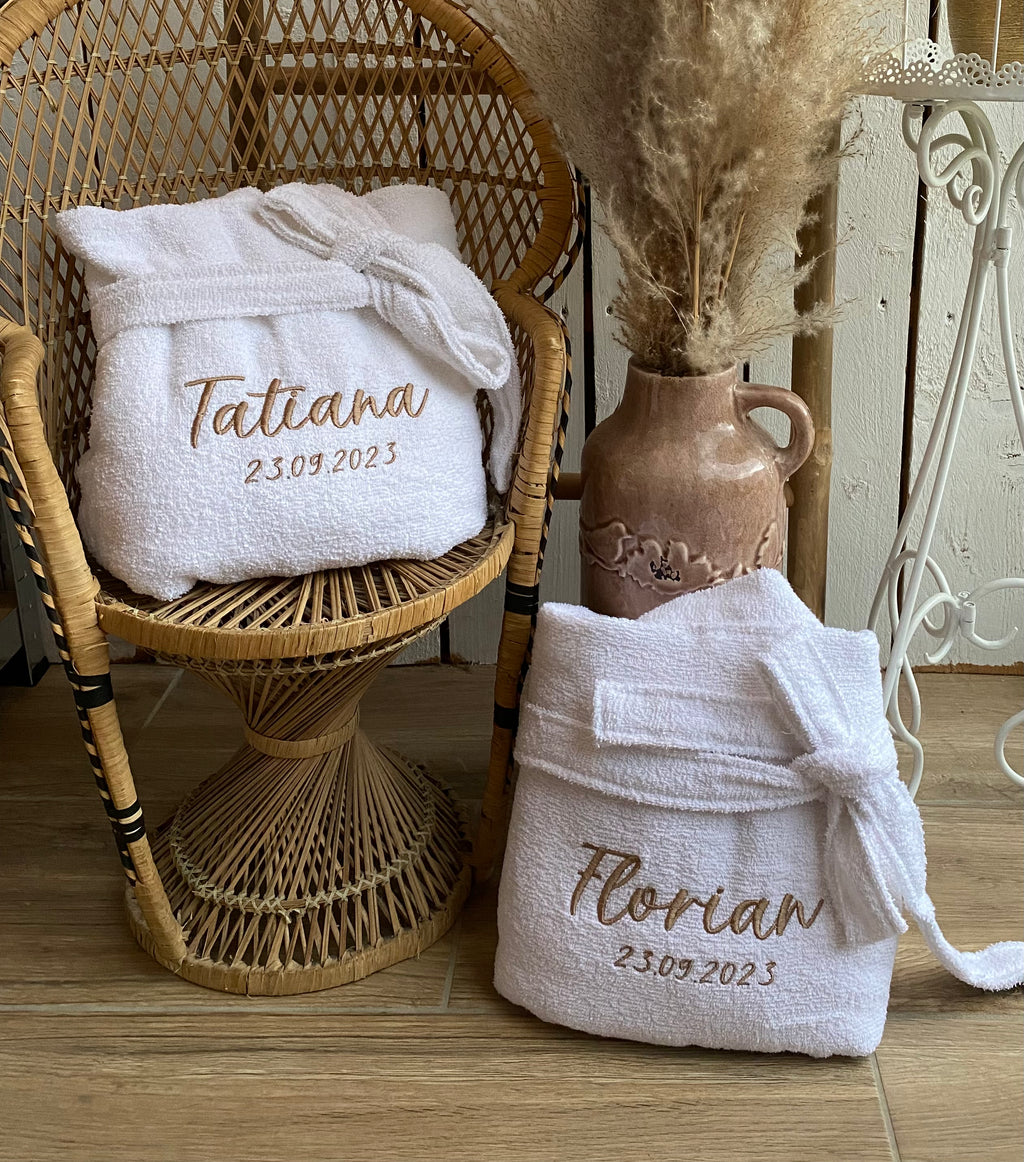 Peignoir de bain mixte