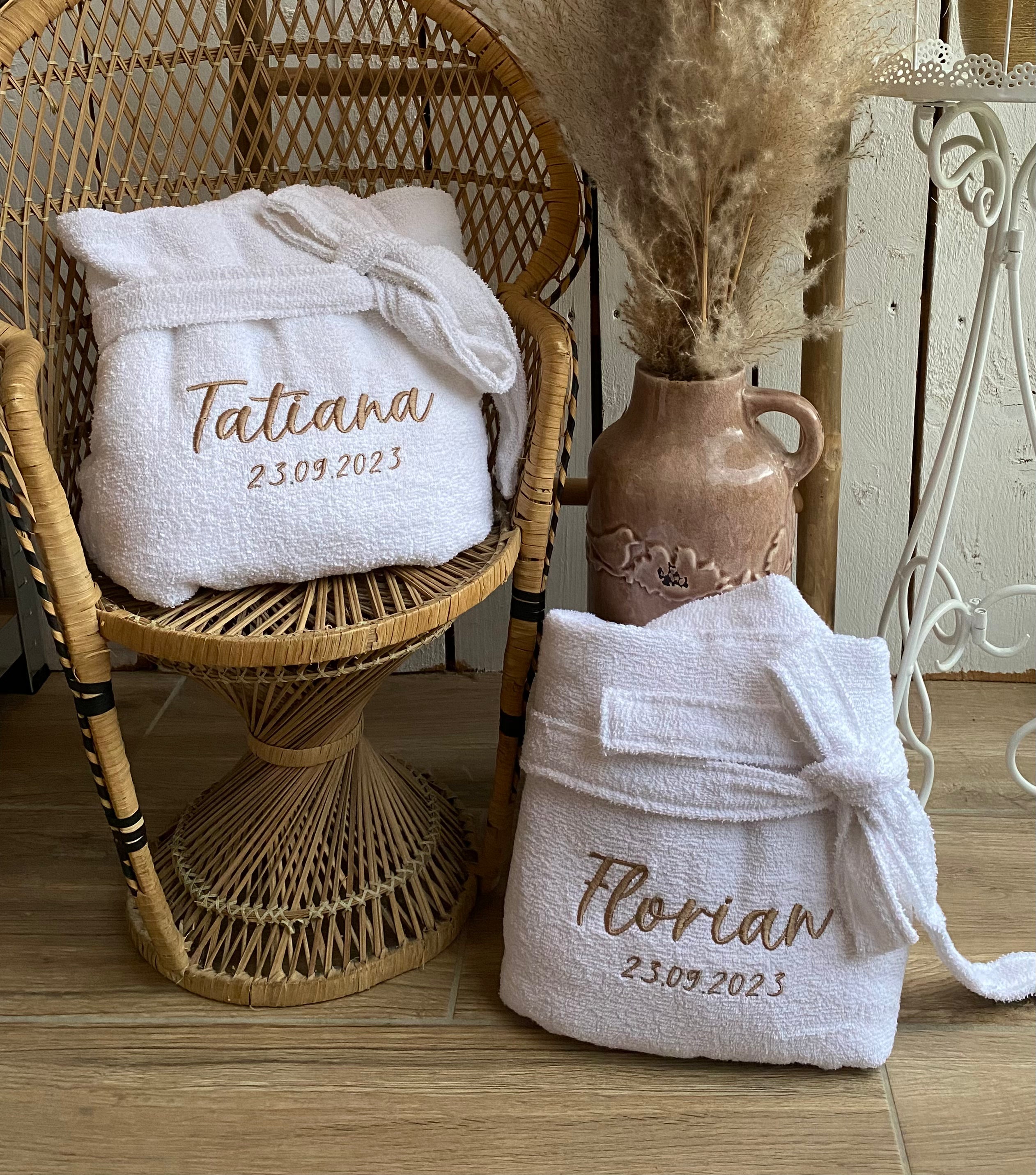 Peignoir de bain mixte